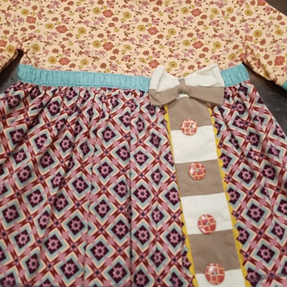 GUC Matilda Jane "Cartwheels" Tunic Size 12 - Picture 2 of 5